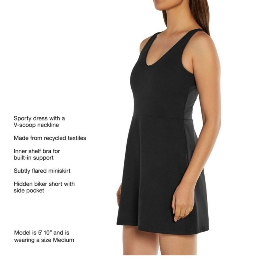 EUC - Gap Fit black athletic dress - Size M